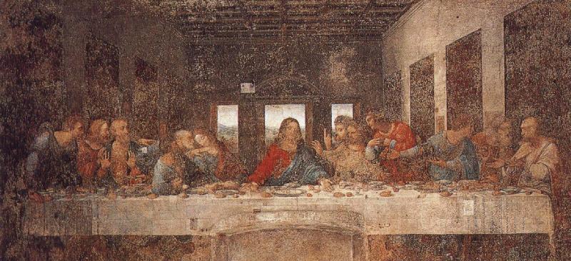 LEONARDO da Vinci The Last Supper China oil painting art
